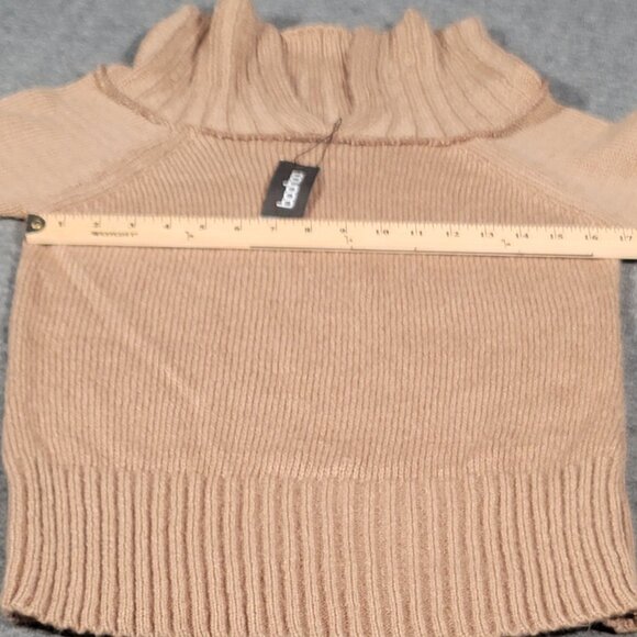 NWT Boohoo Mocha Lounge Top Soft Rib Knit Cozy Relaxed Fit Size M  Trendy Casual - Picture 8 of 14